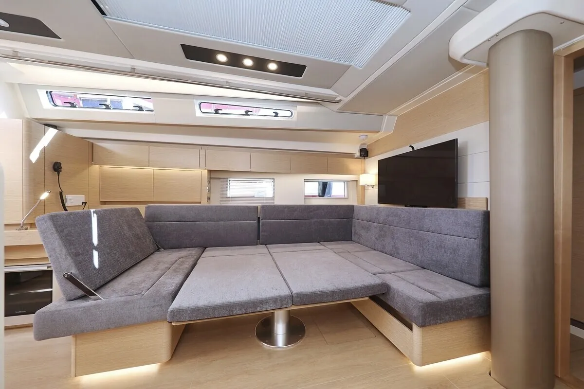 Cabin on Constanta, a Hanse 588 sailboat at Pirovac, Croatia
