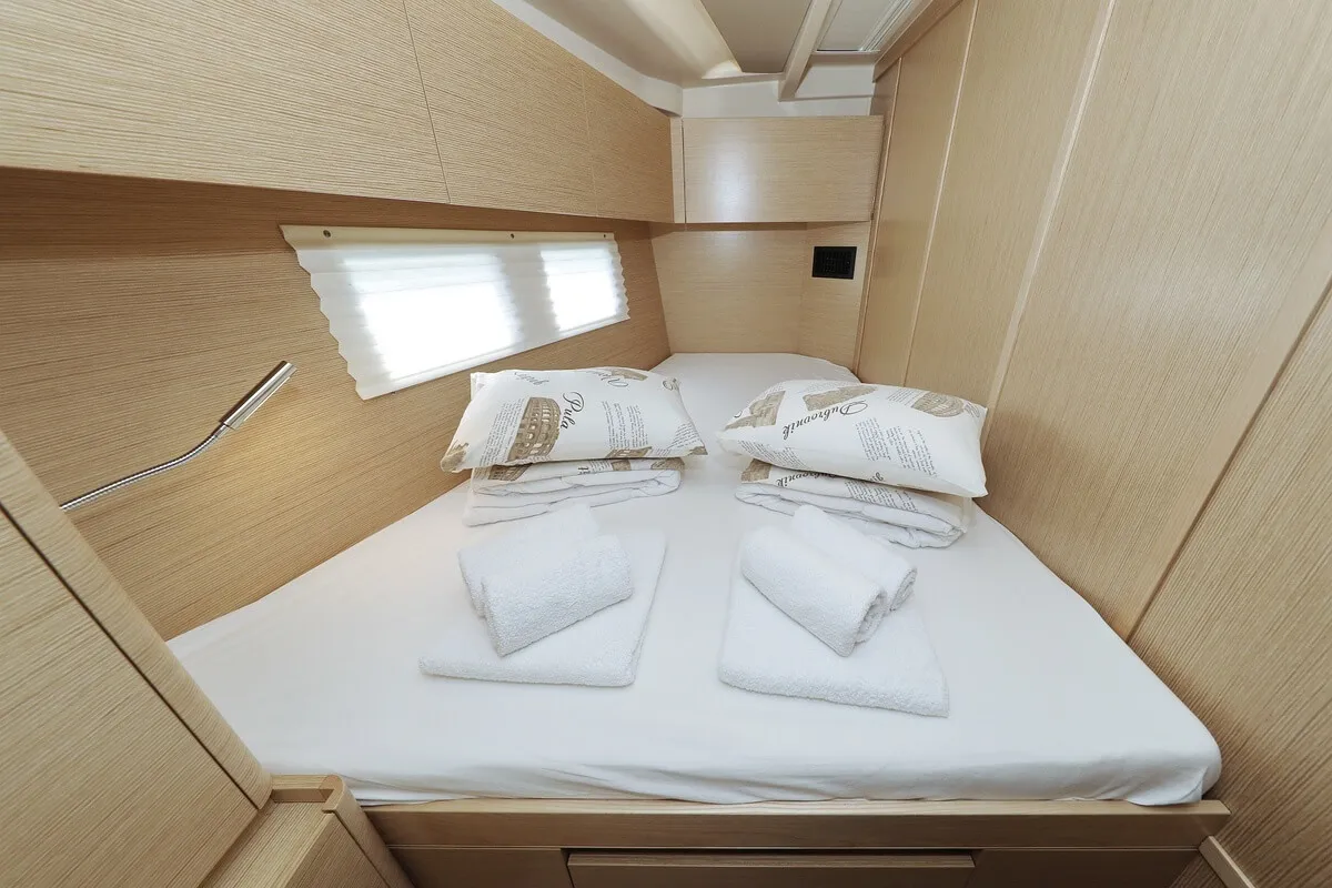 Cabin on Constanta, a Hanse 588 sailboat at Pirovac, Croatia