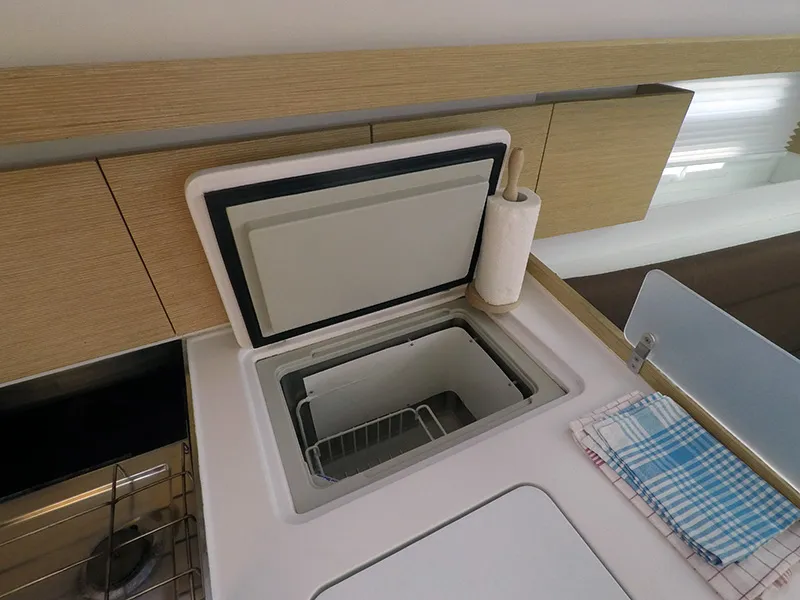 Galley of Silente, a Elan Impression 40 sailboat at Grad Šibenik, Croatia