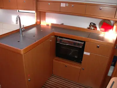 Venere, a Bavaria Cruiser 37 sailboat at Olbia, Italy