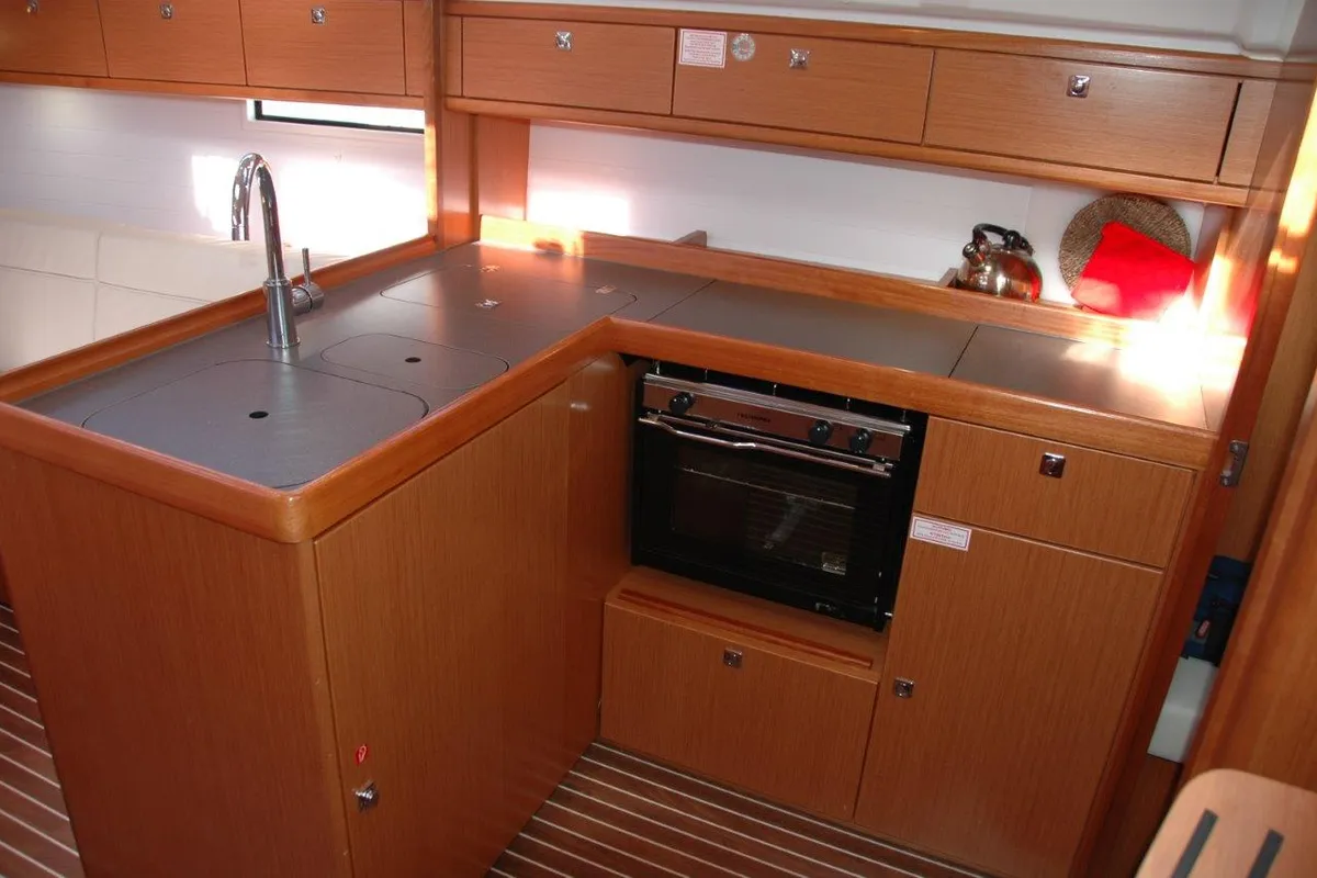 Venere, a Bavaria Cruiser 37 sailboat at Olbia, Italy