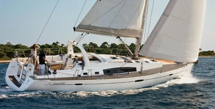 Floor plan of Vanessa M, a Beneteau Oceanis 50 sailboat at Municipal Unit of Ellomenos, Greece