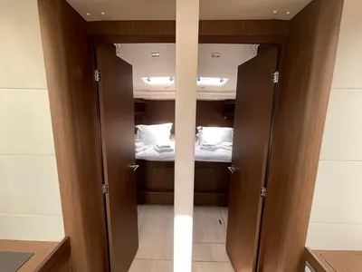 Cabin on EAST, a Beneteau Oceanis 51.1 sailboat at Marmaris, Turkey