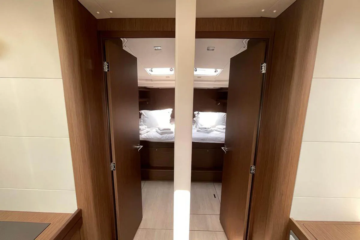 Cabin on EAST, a Beneteau Oceanis 51.1 sailboat at Marmaris, Turkey