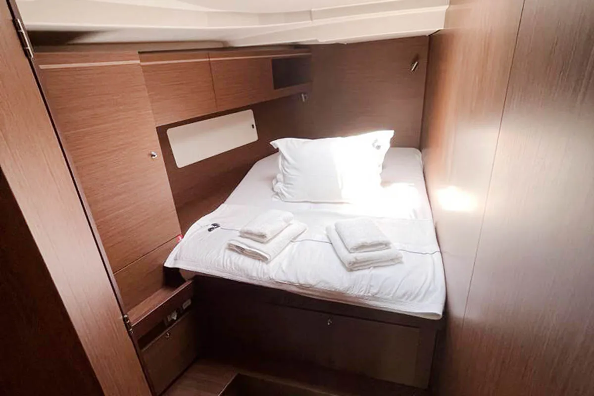 Cabin on EAST, a Beneteau Oceanis 51.1 sailboat at Marmaris, Turkey