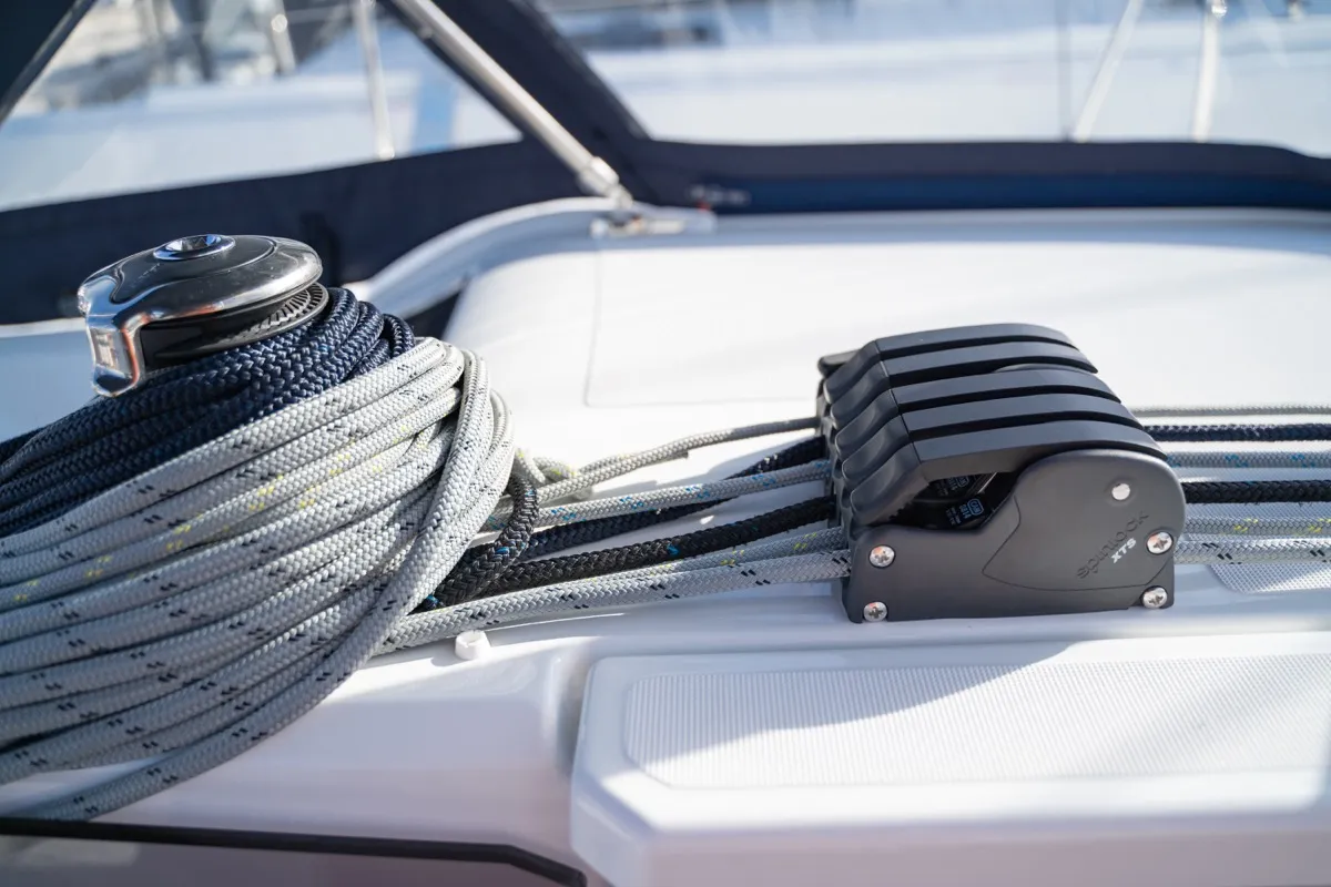 Maverick, a Beneteau Oceanis 40.1 sailboat at Olbia, Italy