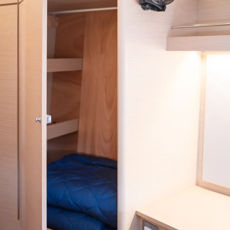 Cabin on Maverick, a Beneteau Oceanis 40.1 sailboat at Olbia, Italy