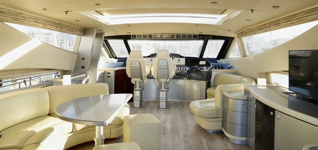 Premium, a Alfamarine 78 motorboat at Palermo, Italy
