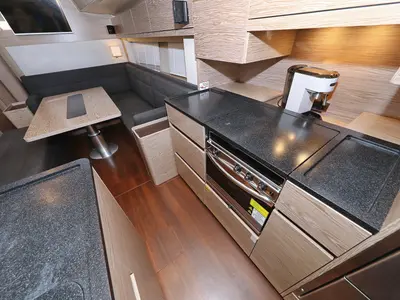 Galley of Simply The Best, a Hanse 548 sailboat at Grad Kaštela, Croatia
