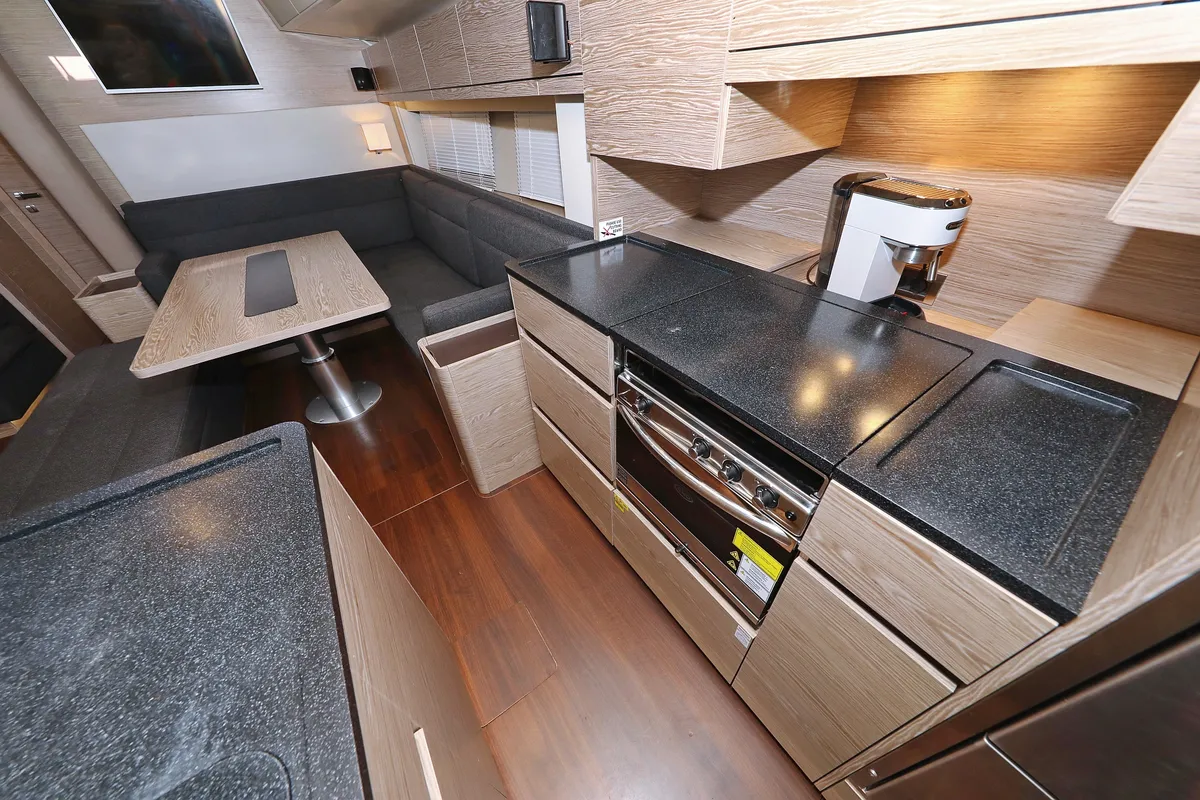Galley of Simply The Best, a Hanse 548 sailboat at Grad Kaštela, Croatia