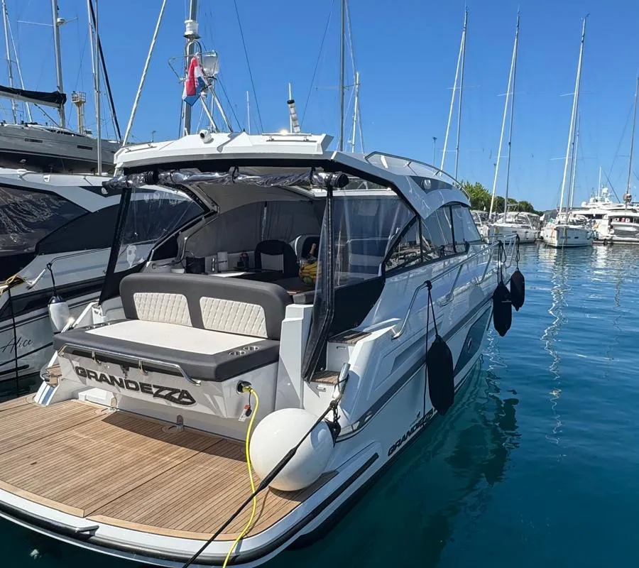 OTTI, a Grandezza 34 OC motorboat at Grad Trogir, Croatia