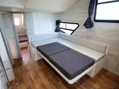 Cabin on Houseboat Holidays Italia S.R.L. Minuetto 8, a motor yacht at Casier, Italy