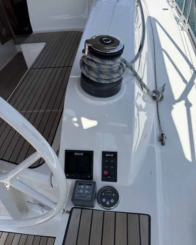 Zerberus, a Bavaria Cruiser 46 sailboat at Palma de Mallorca, Spain
