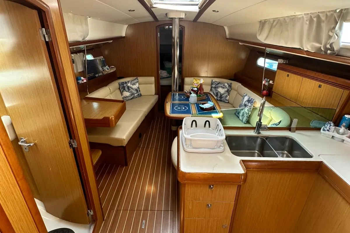 Steelbird I, a Jeanneau Sun Odyssey 39i sailboat at Fethiye, Turkey