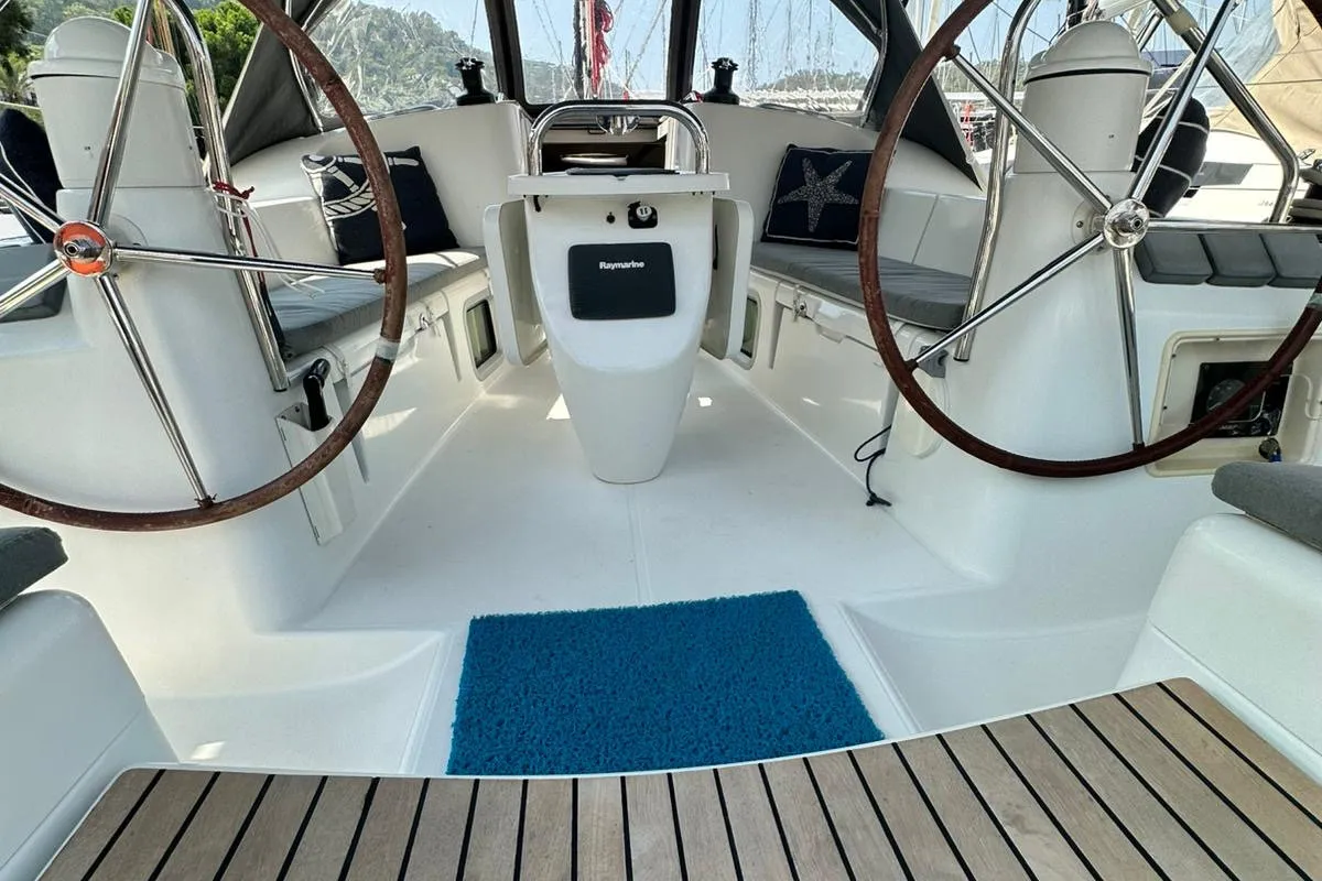 Steelbird I, a Jeanneau Sun Odyssey 39i sailboat at Fethiye, Turkey