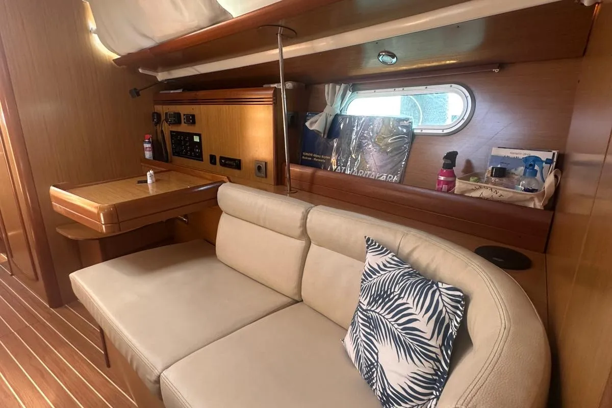 Steelbird I, a Jeanneau Sun Odyssey 39i sailboat at Fethiye, Turkey