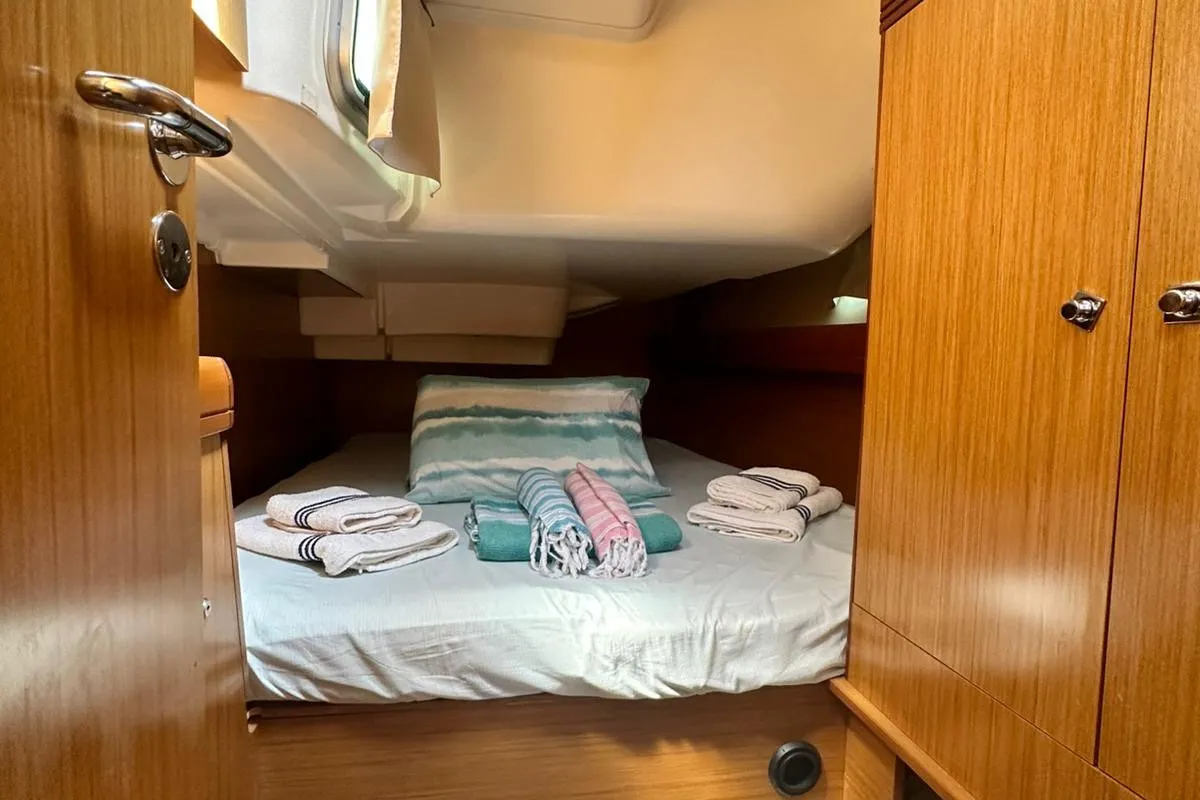 Steelbird I, a Jeanneau Sun Odyssey 39i sailboat at Fethiye, Turkey