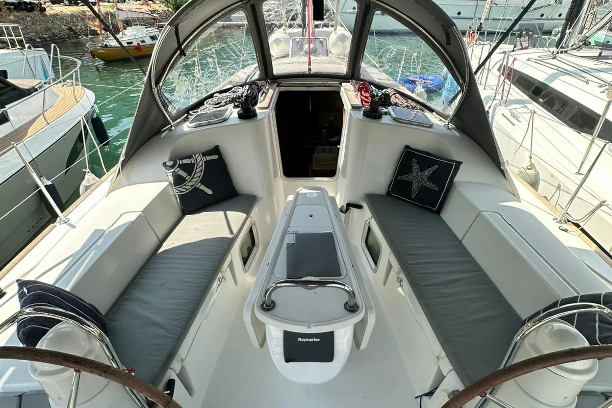 Steelbird I, a Jeanneau Sun Odyssey 39i sailboat at Fethiye, Turkey