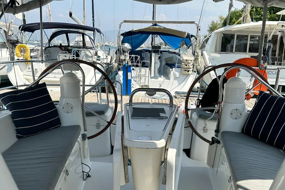 Steelbird I, a Jeanneau Sun Odyssey 39i sailboat at Fethiye, Turkey