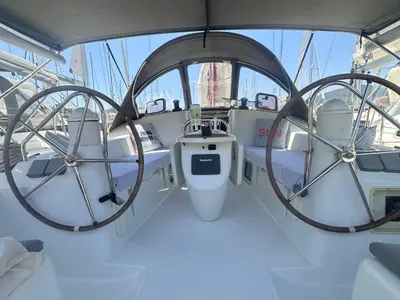 Steelbird I, a Jeanneau Sun Odyssey 39i sailboat at Fethiye, Turkey