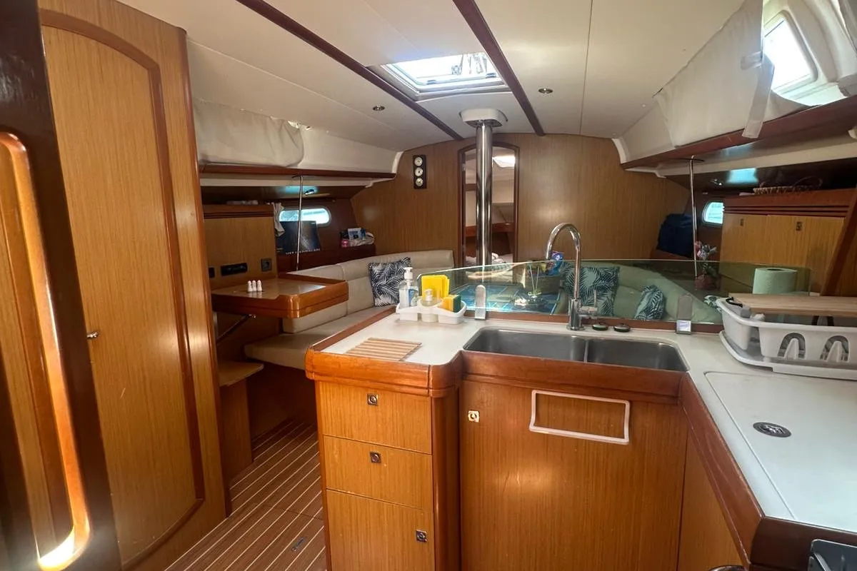 Steelbird I, a Jeanneau Sun Odyssey 39i sailboat at Fethiye, Turkey