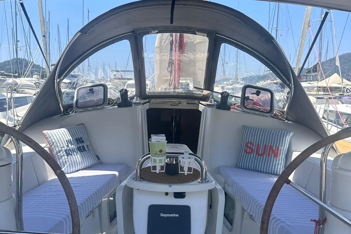 Steelbird I, a Jeanneau Sun Odyssey 39i sailboat at Fethiye, Turkey
