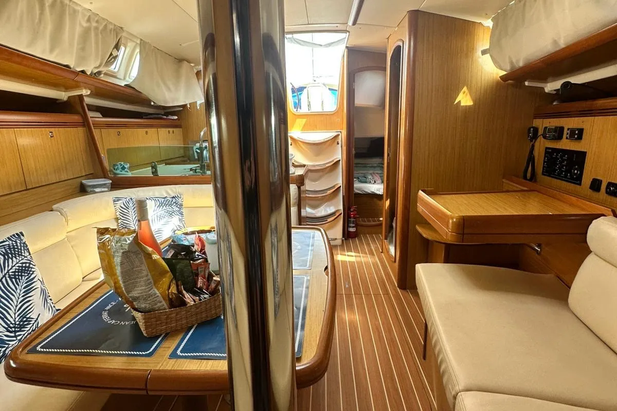 Steelbird I, a Jeanneau Sun Odyssey 39i sailboat at Fethiye, Turkey