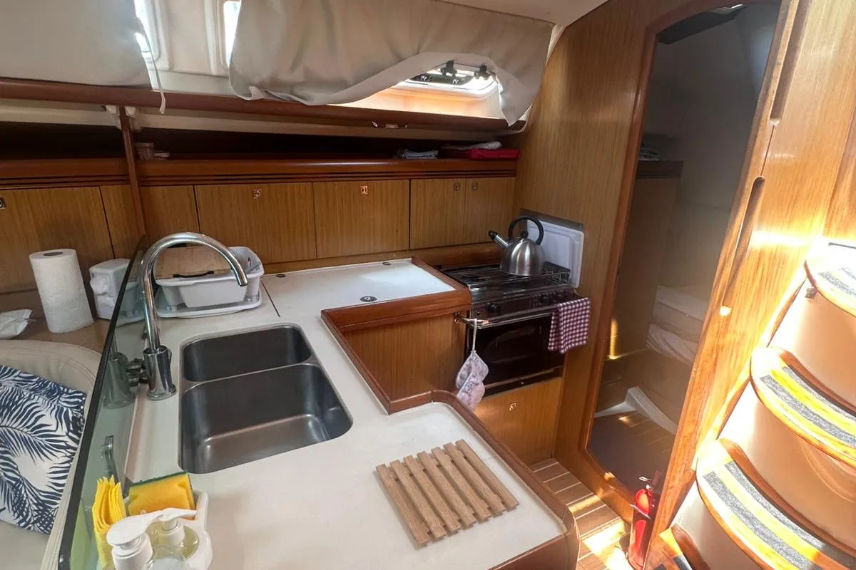 Steelbird I, a Jeanneau Sun Odyssey 39i sailboat at Fethiye, Turkey