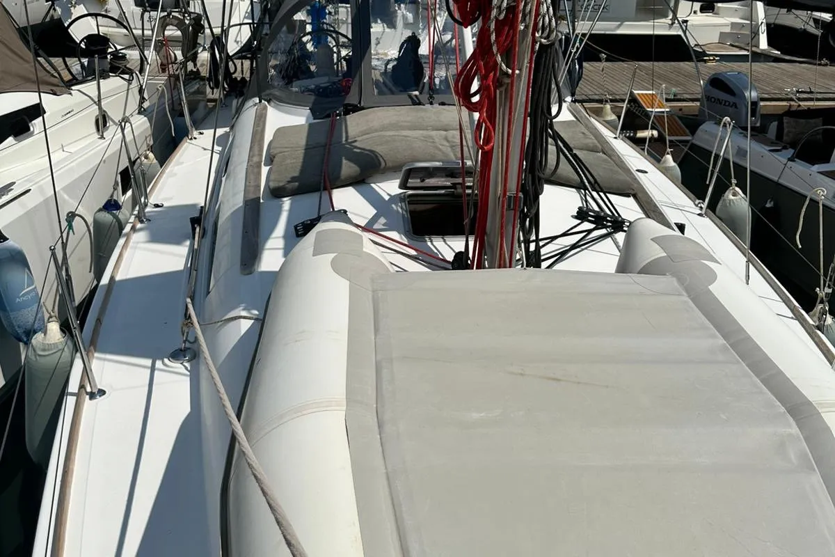 Steelbird I, a Jeanneau Sun Odyssey 39i sailboat at Fethiye, Turkey