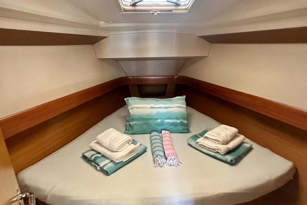 Steelbird I, a Jeanneau Sun Odyssey 39i sailboat at Fethiye, Turkey