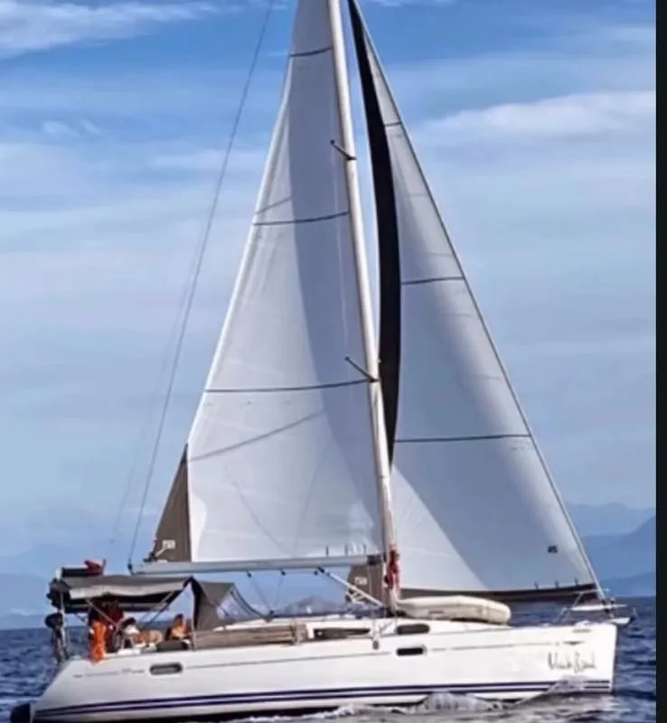 Steelbird I, a Jeanneau Sun Odyssey 39i sailboat at Fethiye, Turkey
