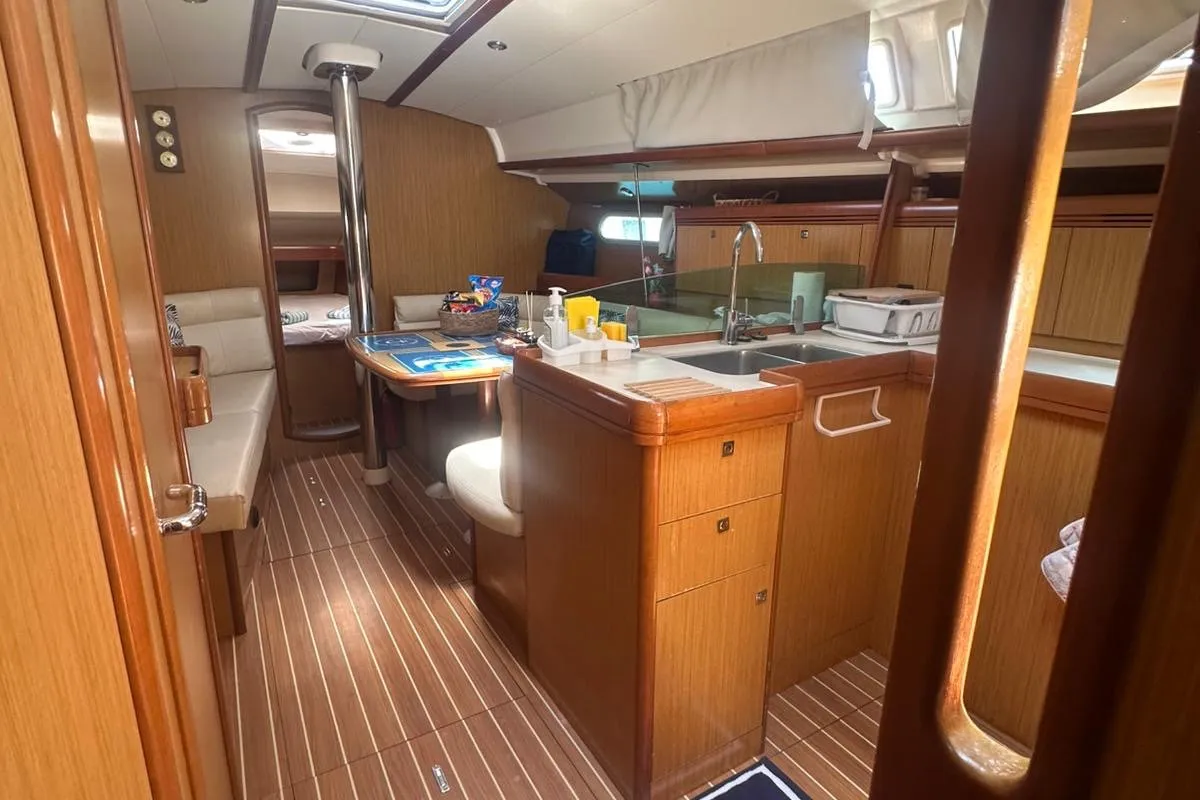 Steelbird I, a Jeanneau Sun Odyssey 39i sailboat at Fethiye, Turkey