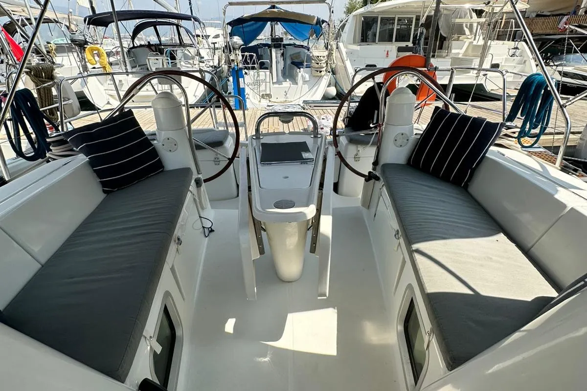 Steelbird I, a Jeanneau Sun Odyssey 39i sailboat at Fethiye, Turkey