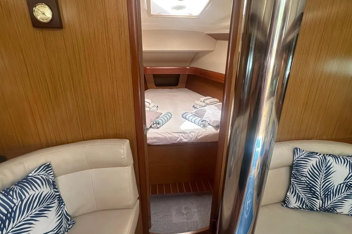 Steelbird I, a Jeanneau Sun Odyssey 39i sailboat at Fethiye, Turkey