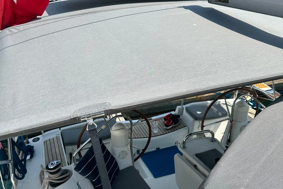 Steelbird I, a Jeanneau Sun Odyssey 39i sailboat at Fethiye, Turkey