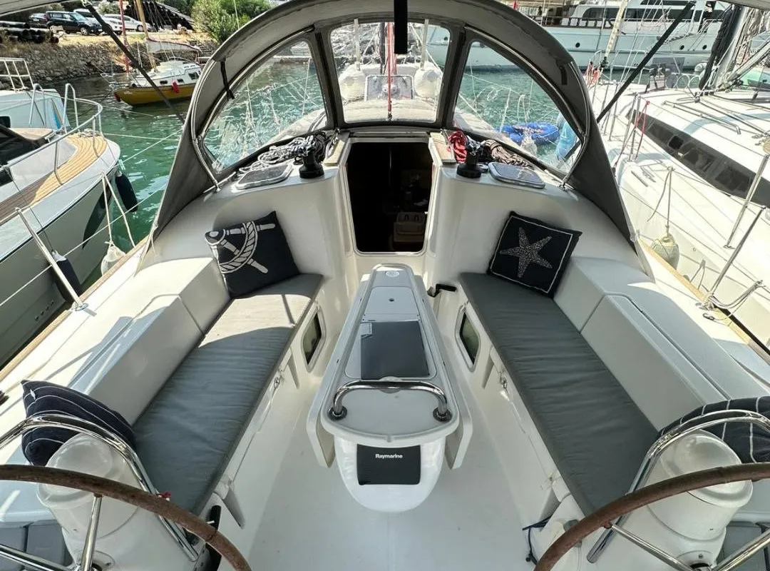 Steelbird I, a Jeanneau Sun Odyssey 39i sailboat at Fethiye, Turkey