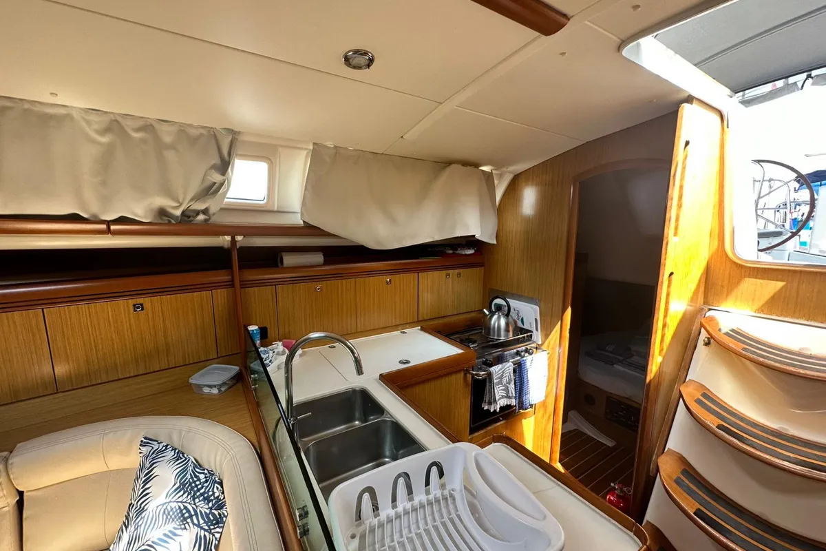 Steelbird I, a Jeanneau Sun Odyssey 39i sailboat at Fethiye, Turkey