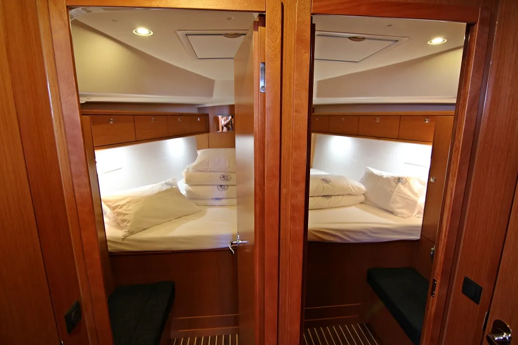 Cabin on Alessandra, a Bavaria Cruiser 46 sailboat at Općina Sukošan, Croatia
