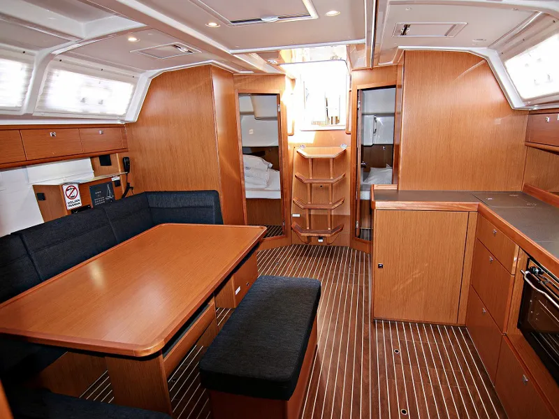 Salon of Alessandra, a Bavaria Cruiser 46 sailboat at Općina Sukošan, Croatia