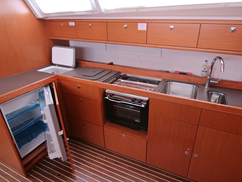 Galley of Alessandra, a Bavaria Cruiser 46 sailboat at Općina Sukošan, Croatia