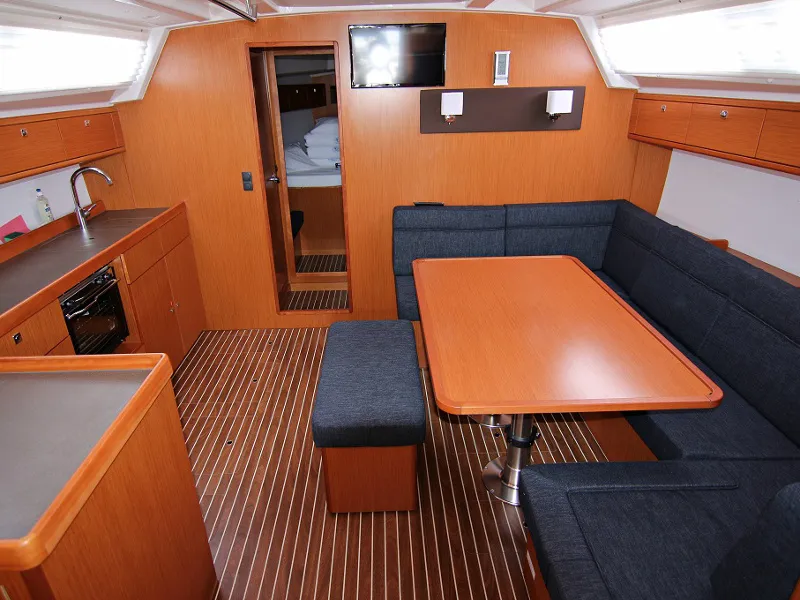 Salon of Alessandra, a Bavaria Cruiser 46 sailboat at Općina Sukošan, Croatia