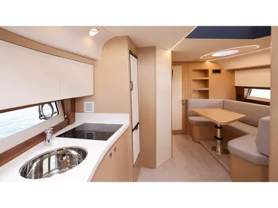 Galley of Focus Power 44, a motor yacht at Sukošan, Croatia