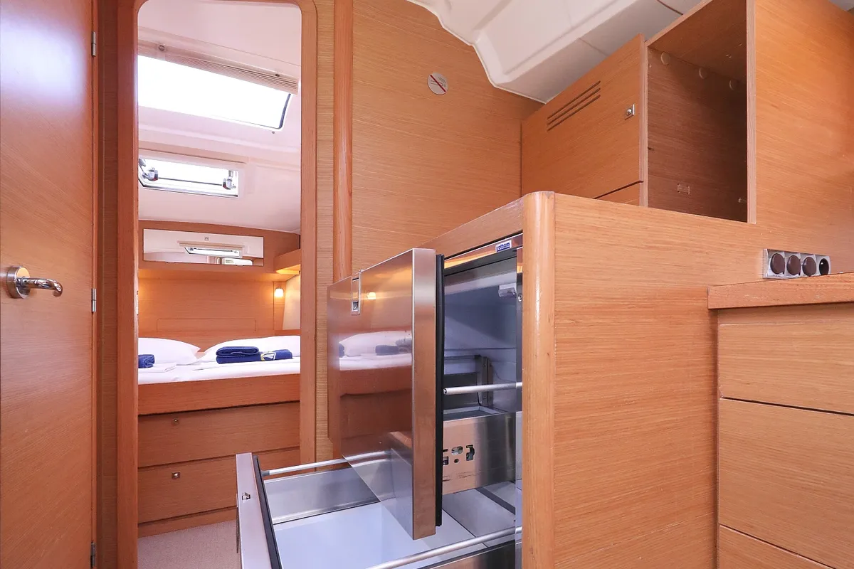 Adriatic Office, a Dufour 430 GL sailboat at Grad Trogir, Croatia
