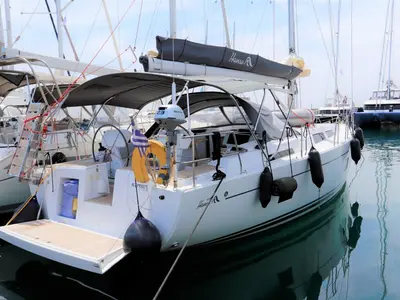 Nimbus, a Hanse 458 sailboat at Athens, Greece