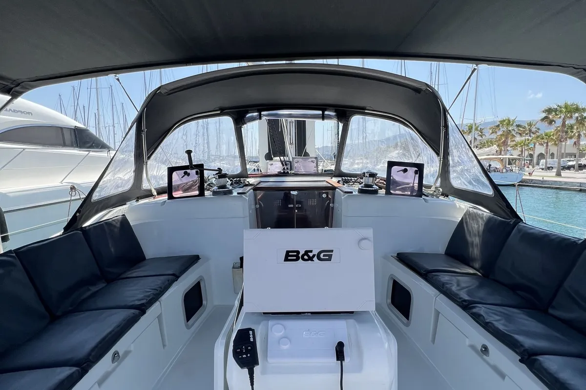 Cabin on Alessandra, a Jeanneau Sun Odyssey 509 sailboat at Kos, Greece