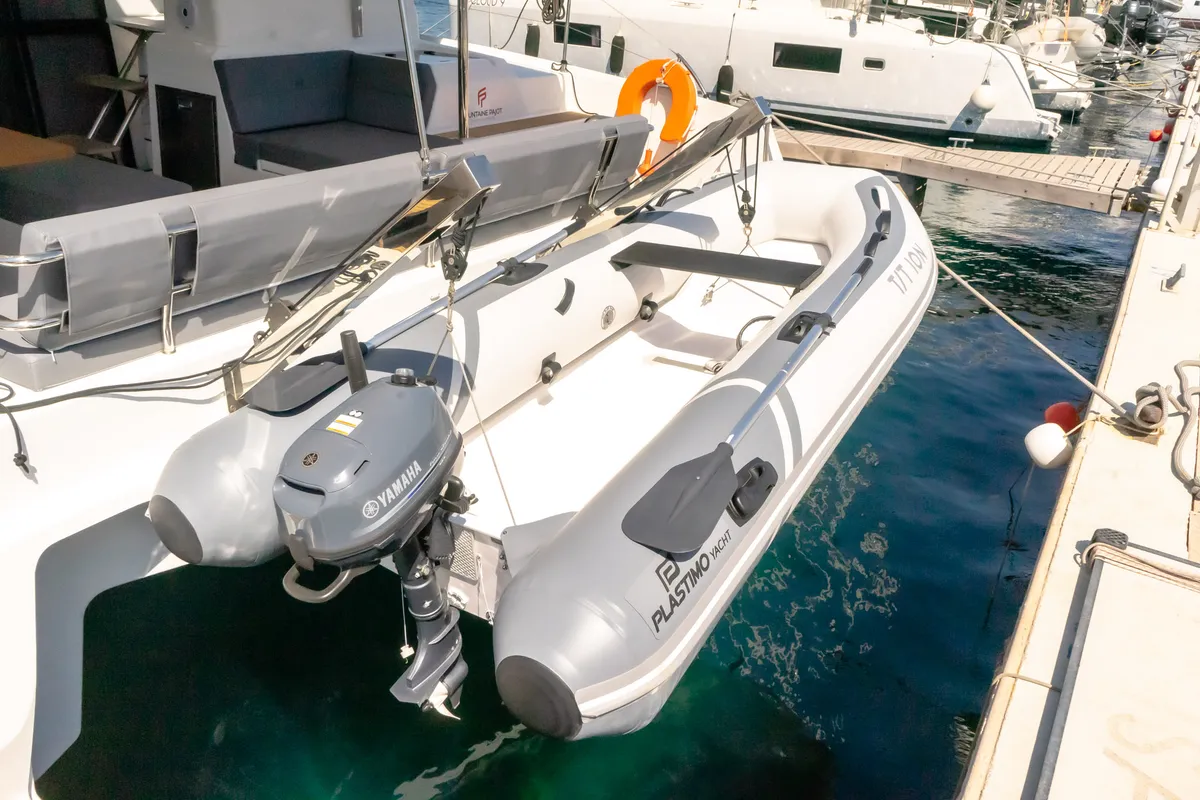 ION, a Fountaine Pajot Astréa 42 catamaran at Municipal Unit of Kranidi, Greece