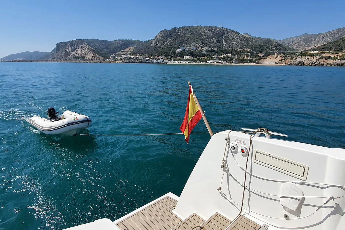 DISFRUTON, a Bali 4.6 catamaran at Port d'Andratx, Spain