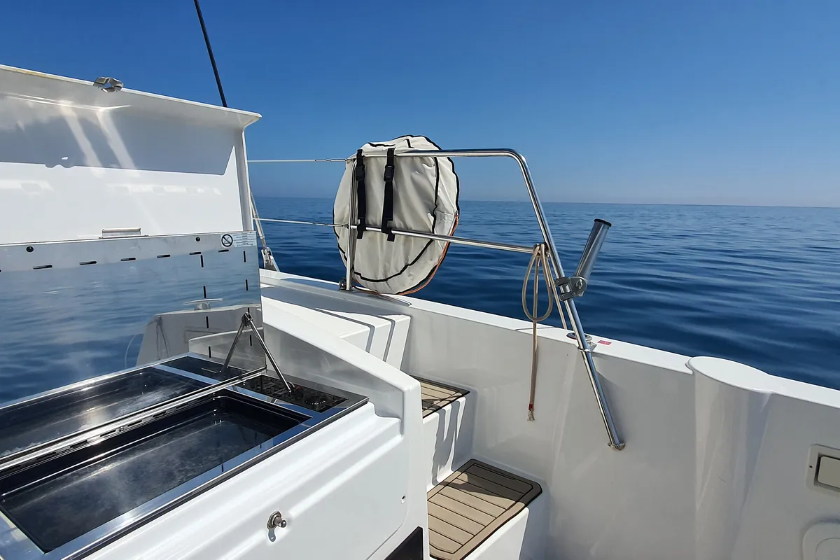 DISFRUTON, a Bali 4.6 catamaran at Port d'Andratx, Spain