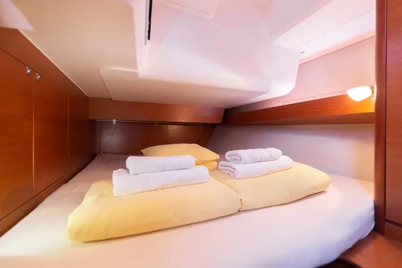 Cabin on Private dancer II, a Dufour 460 GL sailboat at Grad Šibenik, Croatia
