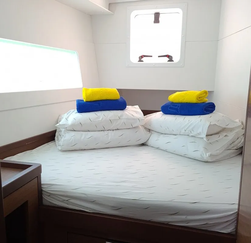 Cabin on Sailing Point, a Lagoon 40 catamaran at Split, Croatia